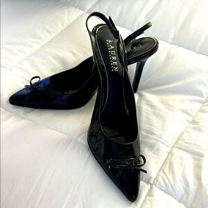 Ralph Lauren 8.5 slingbacks